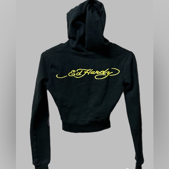 Ed Hardy Cropped Zip Up - Picture 3 of 3